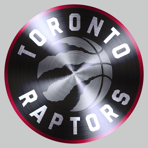 Toronto Raptors Stainless steel logo vinyl decal